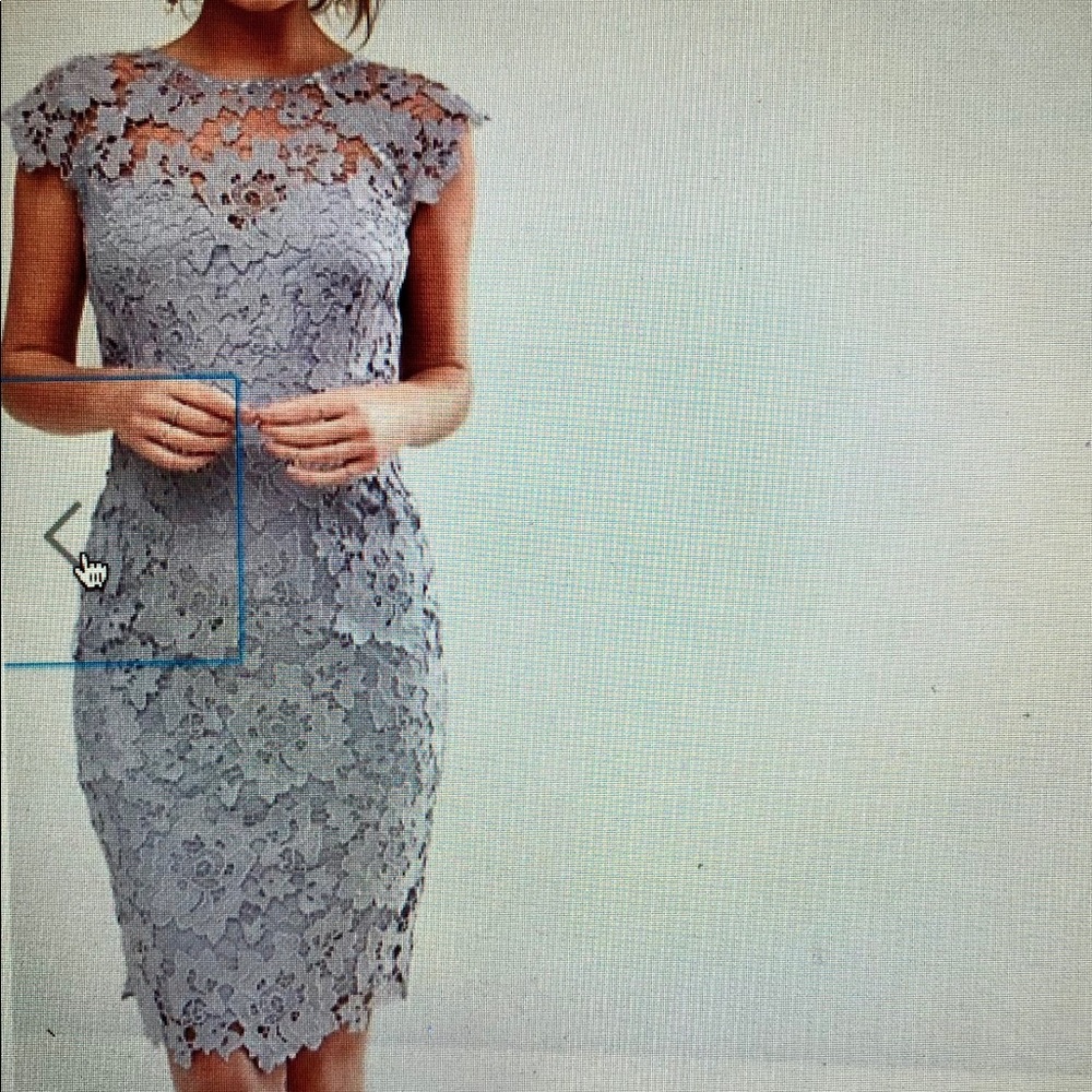 ASOS Paper Dolls Lace Dress w Scalloped Back